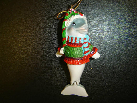 BRAND NEW DOLPHIN HOLIDAY CHRISTMAS ORNAMENT (CO-8)