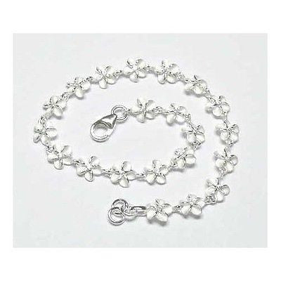 .925 Sterling Silver Hawaiian Bangle Bracelet – 10mm Smooth Edge, Unbranded
