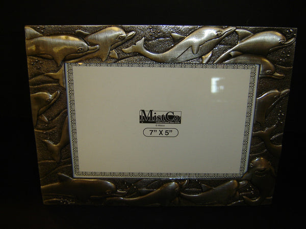 New Dolphin Pewter Rectangle Shaped Picture Frame (PF-4)
