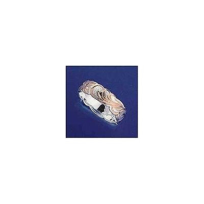 6MM SILVER 925 HAWAIIAN RING QUEEN SCROLL ROSE GOLD PLATED 2 TONE (PR-24)