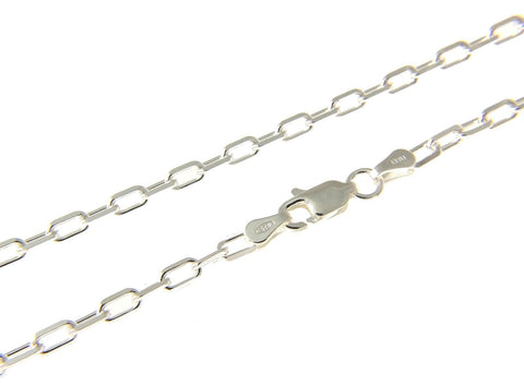 3MM ITALIAN STERLING SILVER 925 ANCHOR LINK CHAIN NECKLACE 16" (SC-60)