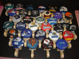 Handmade NFL Team Wood Turtle Pin Cushions